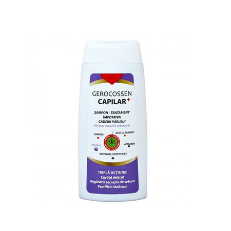 Shampoo gegen Haarausfall für fettiges Haar Capilar+, 275 ml, Gerocossen