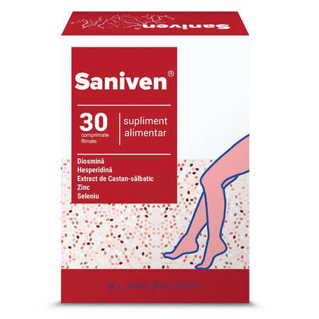 Saniven, 30 comprimate filmate, Laropharm