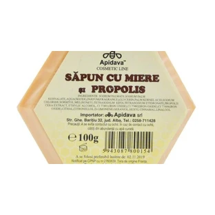 Seife mit Honig und Propolis, 100 g, Apidava