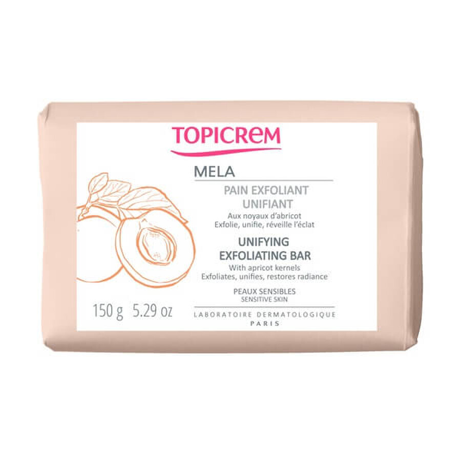 Sapun exfoliant unifiant Mela Topicrem, 150 g, NIGY