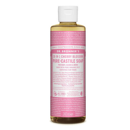 Săpun lichid 18in1 Cherry Blossom, 240 ml, Dr. Bronner's