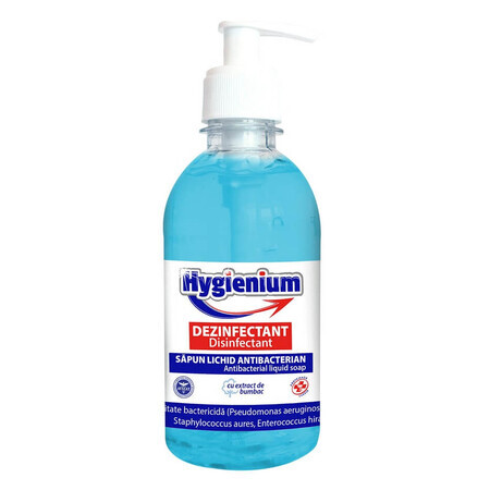 Sapun lichid antibacterian cu extract de bumbac, 300 ml, Hygienium