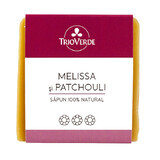 Sapun natural cu melissa si patchouli, 110 g, Trio Verde