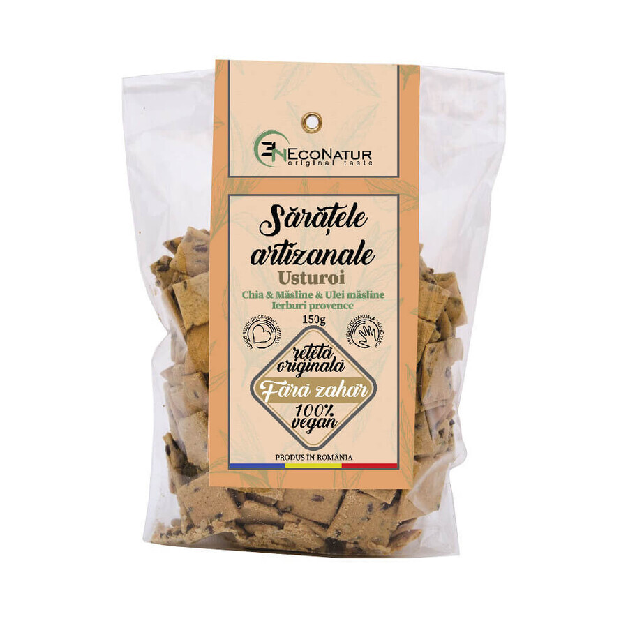 Veganes Bohnenkraut mit Knoblauch und Chia, 150g, Econatur