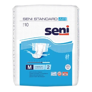 Windeln mit geschlossenem System, Medium, 10 Stück, Seni Standard Air