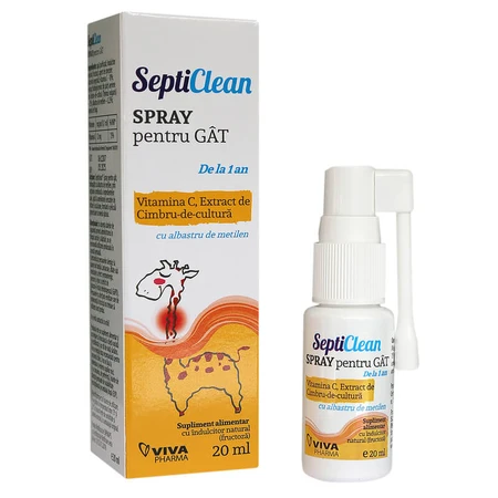 Septiclean keelspray, 20 ml, Viva Pharma