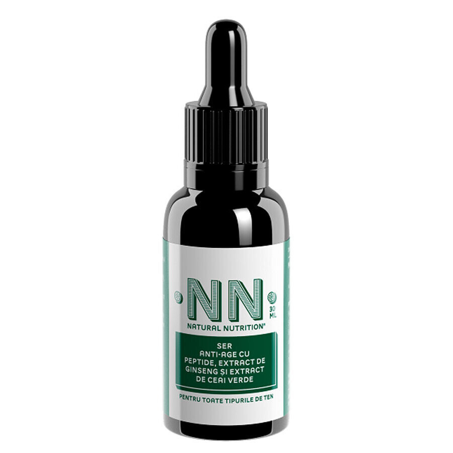 Ser anti-age cu peptide, extract de ginseng si extract de ceai verde, 30 ml, NN Cosmetics