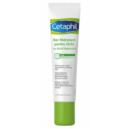 Ser hidratant pentru ochi cu Acid Hialuronic Cetaphil, 14 ml, Galderma