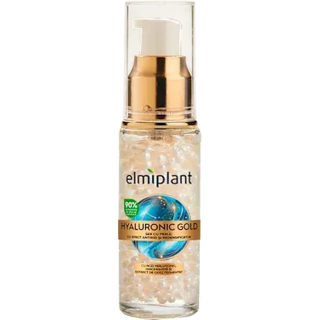 Facial serum with Hyaluronic Gold filling effect, 30 ml, Elmiplant
