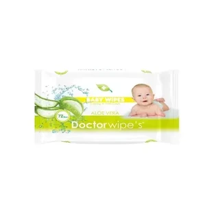 Baby wet wipes with Aloe Vera, 72 pieces, Doctor Wipe's