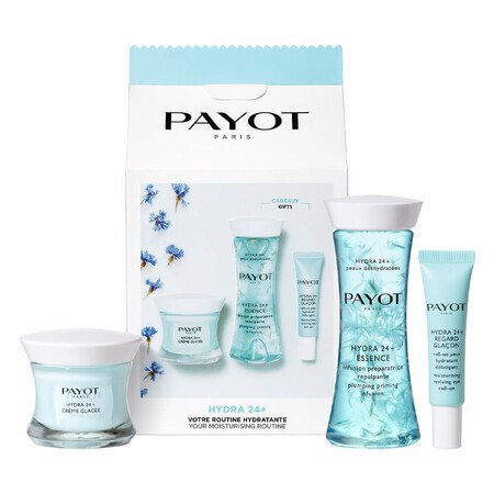 Set Hydra 24 + Cremă hidratantă 50ml + Infuzie hidratantă 125ml  + Cremă de ochi 15ml, Payot