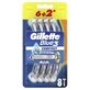 Gillette Blue 3 Comfort Einwegrasierer mit 3 Klingen, 6 + 2 St&#252;ck, P&amp;G