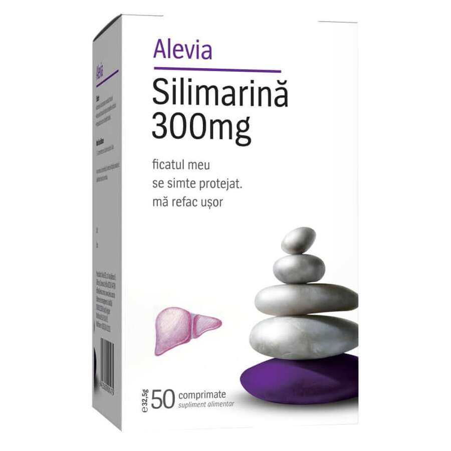 Silimarin 300 mg, 50 Tabletten, Alevia