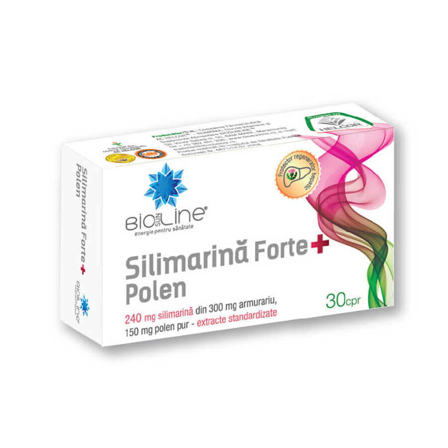 Silimarin Forte + Pollen, 30 Tabletten, Helcor