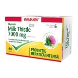 Silymarin Milk Thistle MAX 7000 mg, 60 comprimate filmate, Walmark