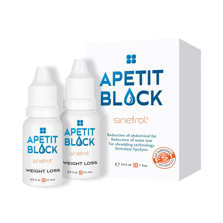 Apetit Block Sinetrol, 2 x 15ml, Empire Expert Pharma Bewertungen
