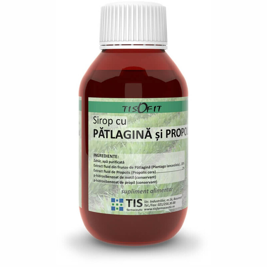 Tisofit Sirup mit Pelagin und Propolis, 150 ml, Tis Farmaceutic