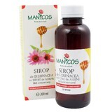 Sirop de echinacea cu miere de albine, 200 ml, Manicos