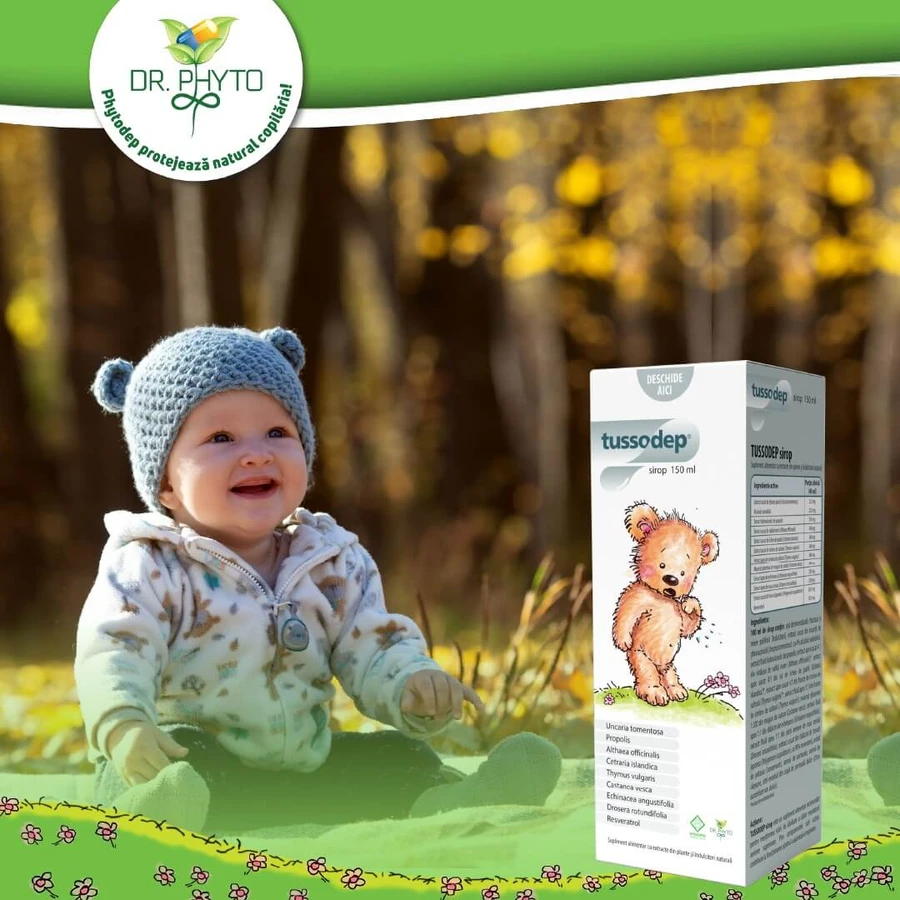 Tussodep cough syrup for children, 150 ml, Dr. Phyto
