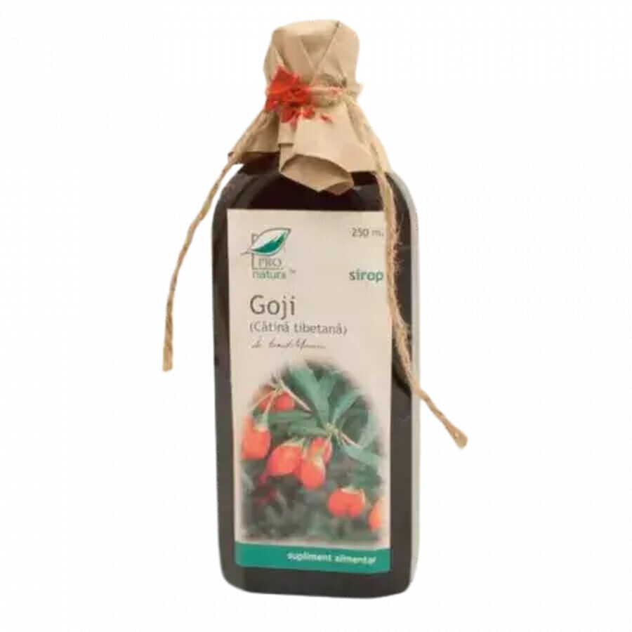 Sirop Goji - Catina tibetana, 250 ml, Pro Natura