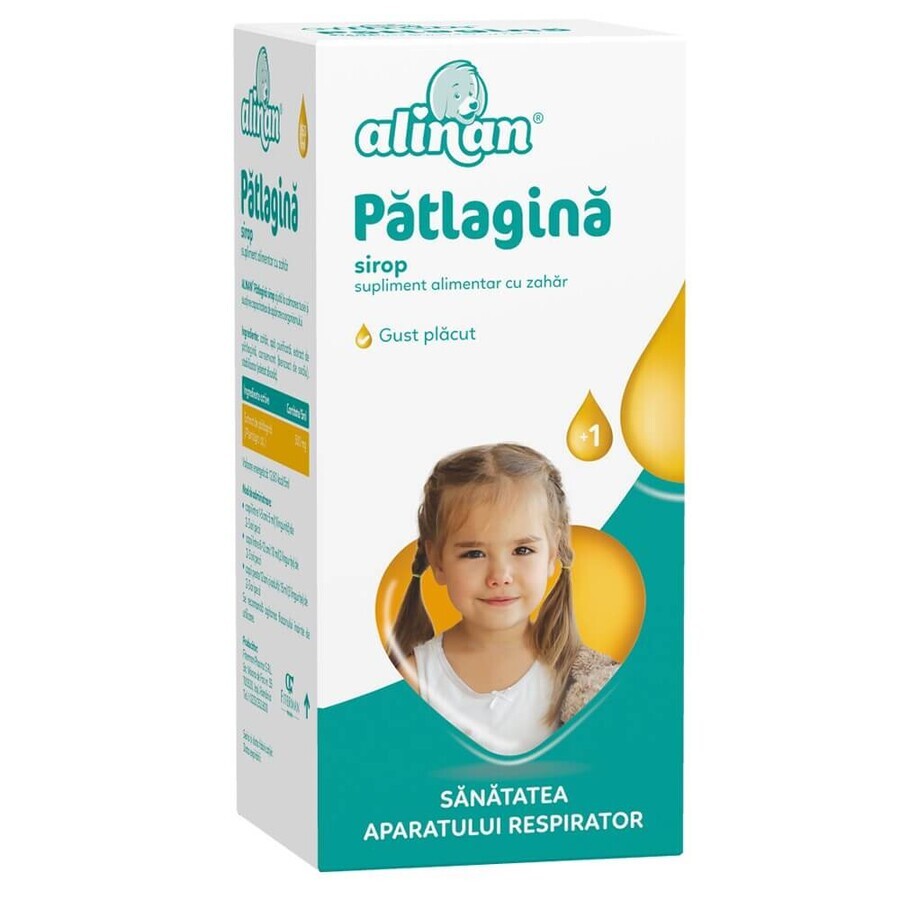 Sirop patlagină Alinan, 150 ml, Fiterman