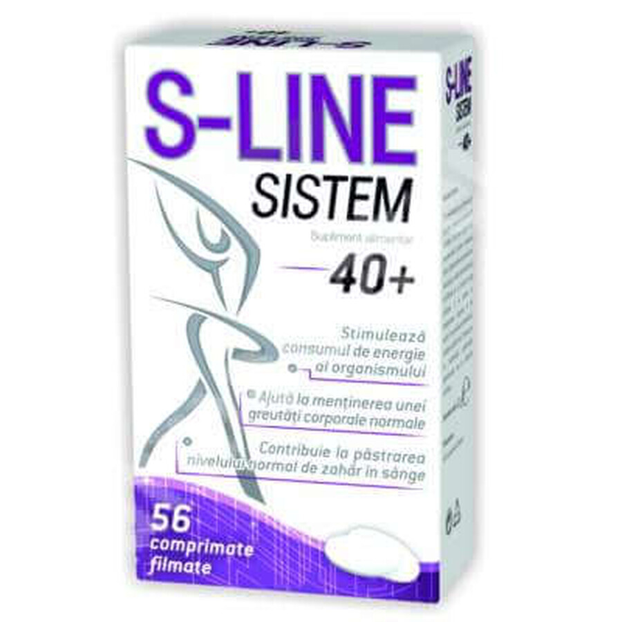 S-Line Sistem 40+, 56 comprimate, Natur Produkt