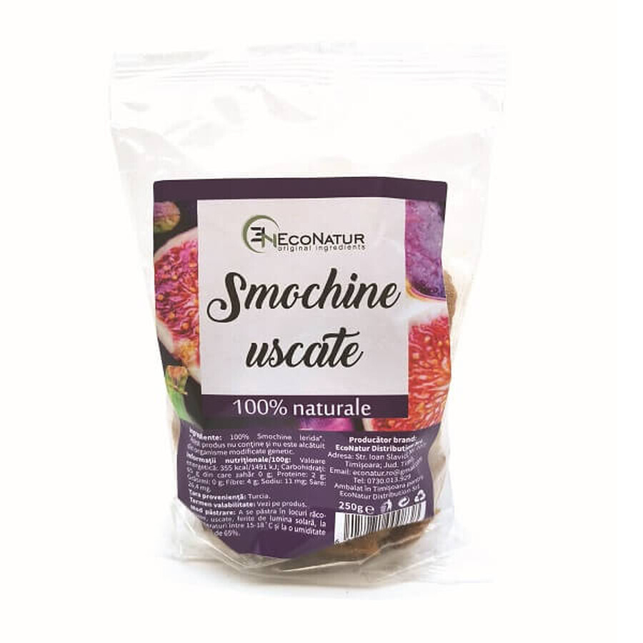 Smochine uscate lerida, 250 g, EcoNatur