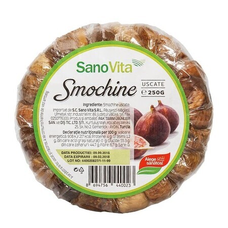 Smochine uscate, 250 g, Sanovita