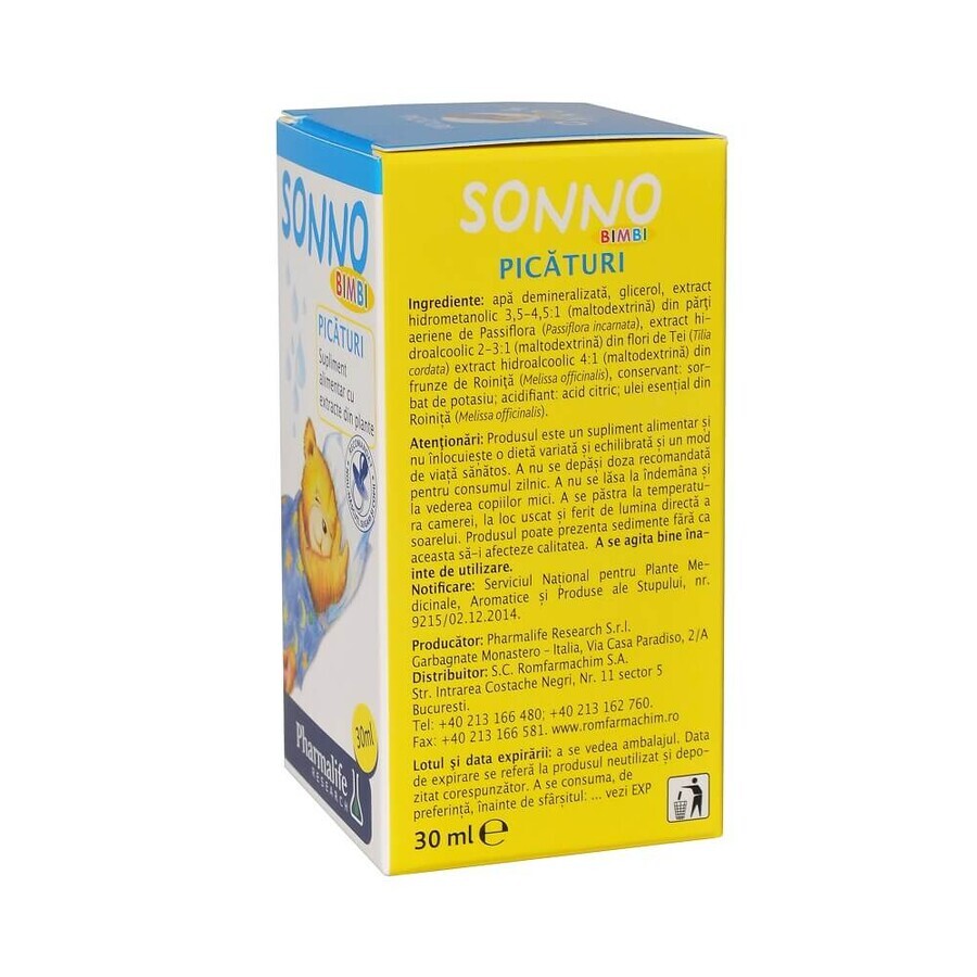 Sonno Bimbi Tropfen, 30 ml, Pharmalife