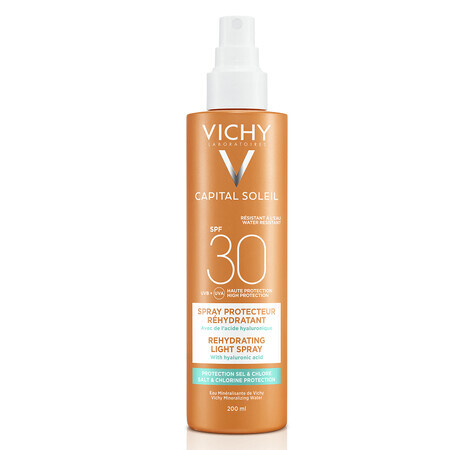 Vichy Capital Soleil Anti-Dehydration Sonnenschutz-Spray SPF 30, 200 ml