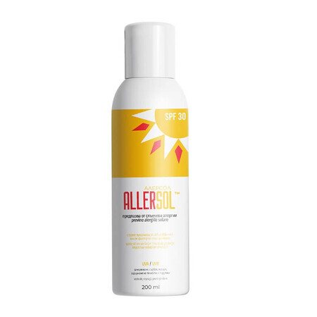 Spray cu SPF 30 Allersol, 200 ml, Naturpharma