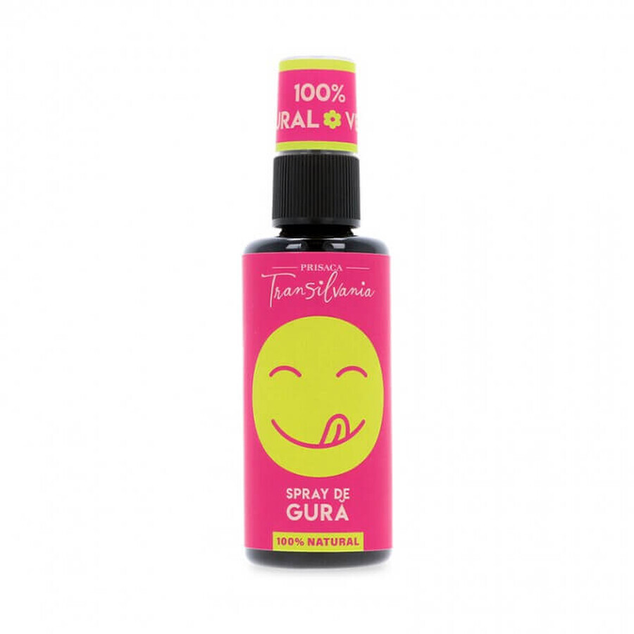 Spray de gura 100% natural, 20 ml, Prisaca Transilvania