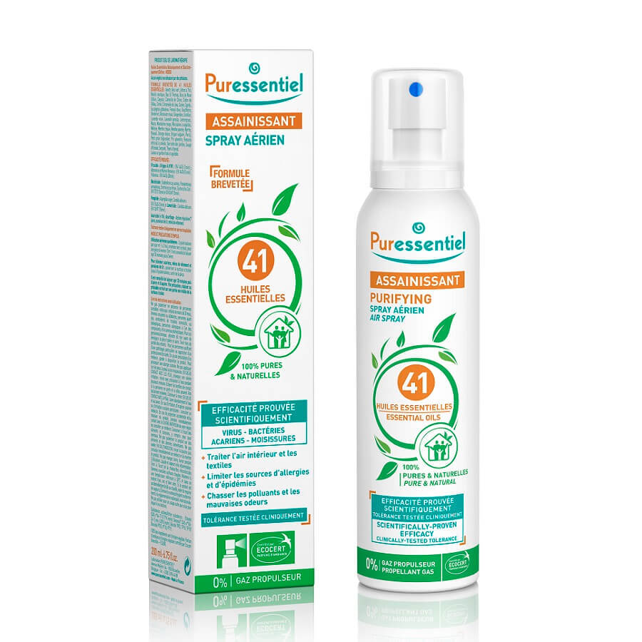 Spray de purificare a aerului cu 41 uleiuri esentiale, 200 ml, Puressentiel