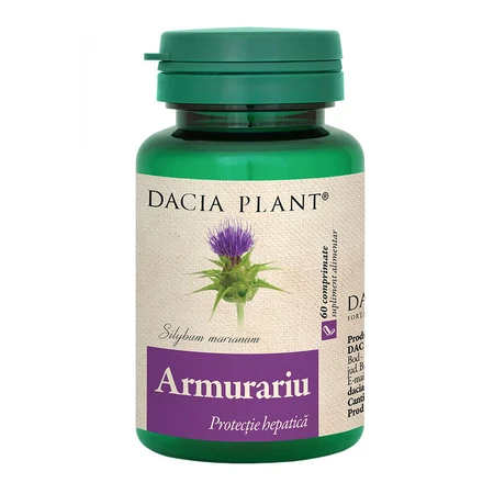 Armurariu (Milk thistle), 60 tablets, 1+1, Dacia Plant