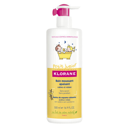 Spumant calmant cu aromă de vanilie, 500 ml, Klorane Junior