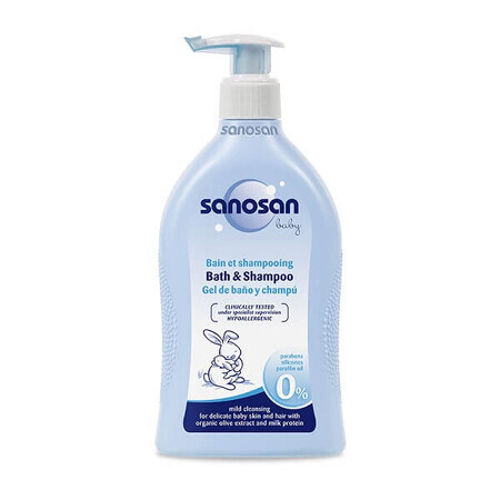 Schaum und Shampoo für Kinder, 400 ml, Sanosan