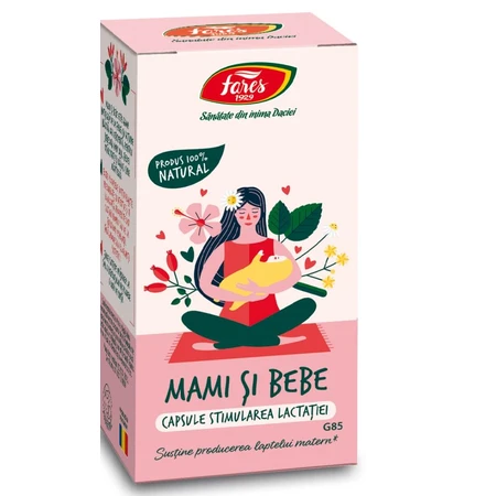 Stimulation de la lactation de Maman et Bébé, G85, 60 gélules, Fares