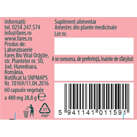 Stimulation de la lactation de Maman et Bébé, G85, 60 gélules, Fares