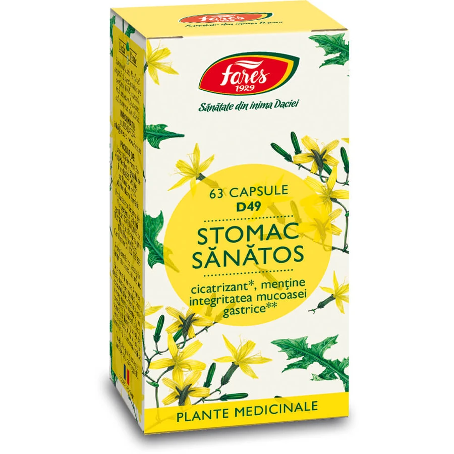 Estómago Sano, D49, 63 cápsulas, Fares