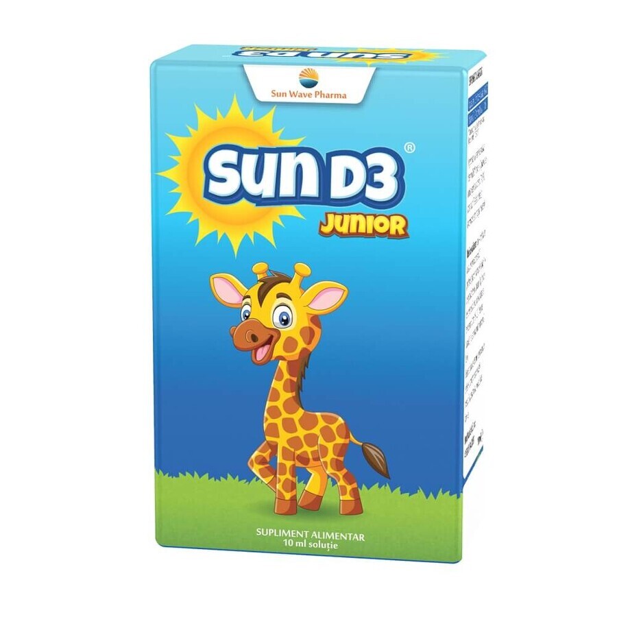 Sun D3 Junior Tropfen, 10 ml, Sun Wave Pharma