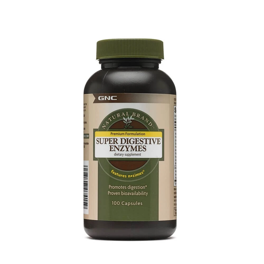 Natural Brand Verdauungs-Super-Enzym (180311), 100 Kapseln, GNC