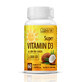 Super-Vitamin D3 mit Kokosnuss&#246;l 2.000 IU, 60 Kapseln, Zenyth