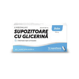 Supozitoare cu glicerină pentru bebe Greenlax, 12 bucati, Laropharm