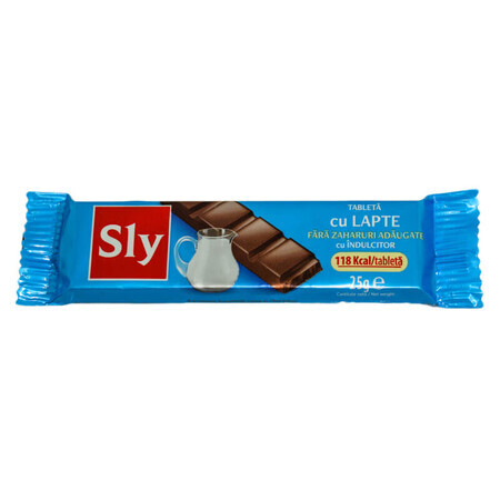 Milchtablette mit Sly-Süßstoff, 25g, Sly Nutrition