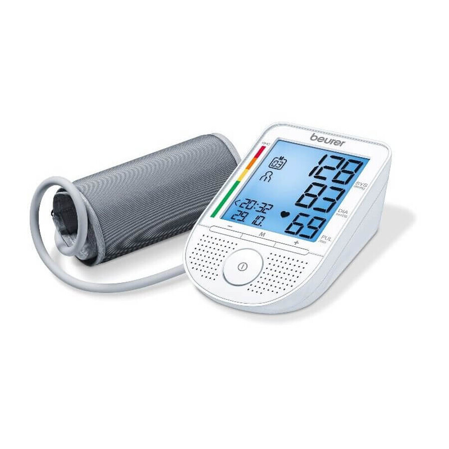 Elektronisches Arm-Blutdruckmessgerät mit Sprachausgabe, BM49, Beurer