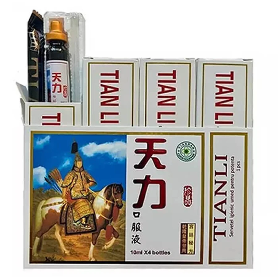 Tianli Natural Potent Ultra Power, 4 fiole, China