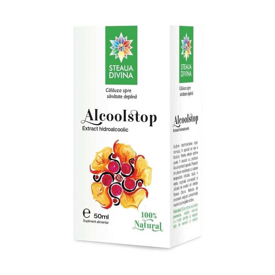 Tinktur Alcoolstop, 50 ml, Divine Star