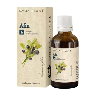 Tincture of Blueberry, 50 ml, Dacia Plant