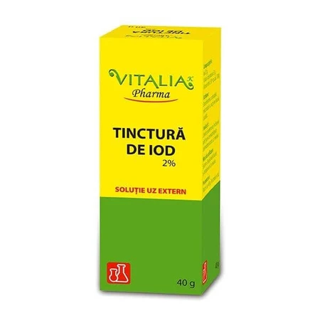 Jodiumtinctuur 2%, 40 g, Vitalia