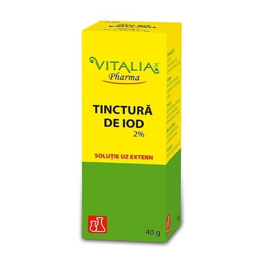 Jodiumtinctuur 2%, 40 g, Vitalia
